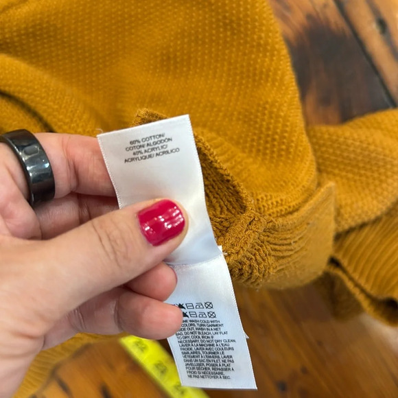 Lucky Brand women’s Knitted cropped v neck sweater size large - Picture 7 of 7